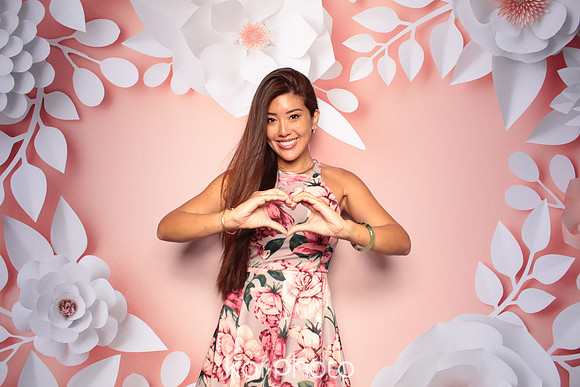 Pink Floral Heart 2